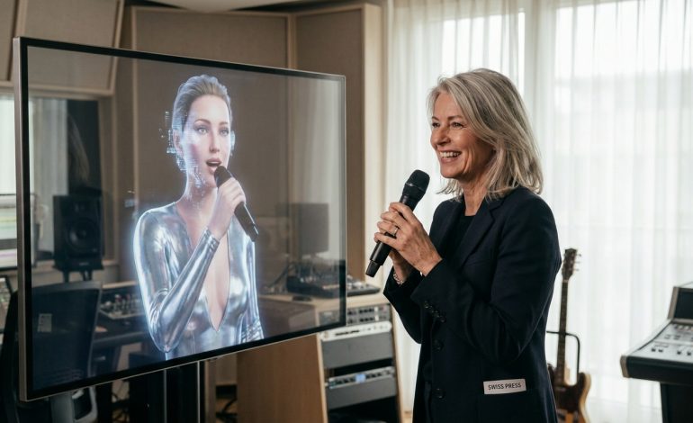 après quatre décennies du tube "boys", sabrina revient sur le devant de la scène en duo inédit avec une chanteuse virtuelle conçue grâce à l'intelligence artificielle.