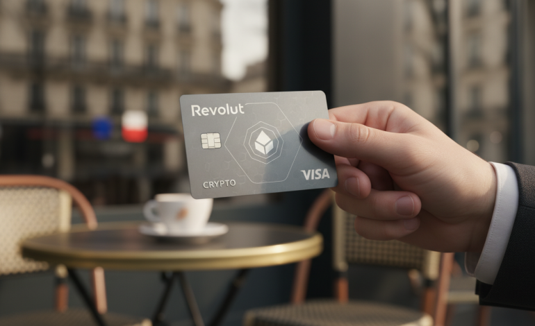 Revolut lance sa toute première carte physique pour régler en cryptomonnaies, bientôt accessible en France