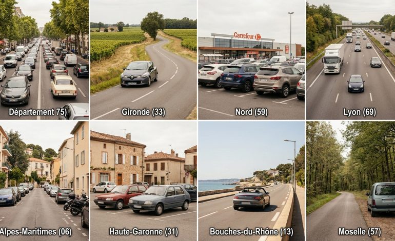 découvrez le top 8 des départements français où la voiture domine le quotidien. explorez les raisons extraordinaires qui placent le numéro 1 en tête et surprennent tous les automobilistes !