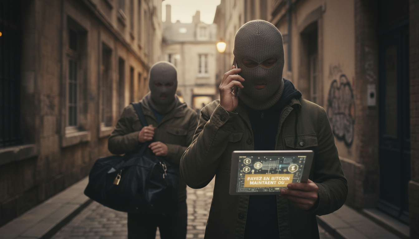 Trois individus masqués… Plongée au cœur de l&rsquo;inquiétante montée des crypto-enlèvements en France
