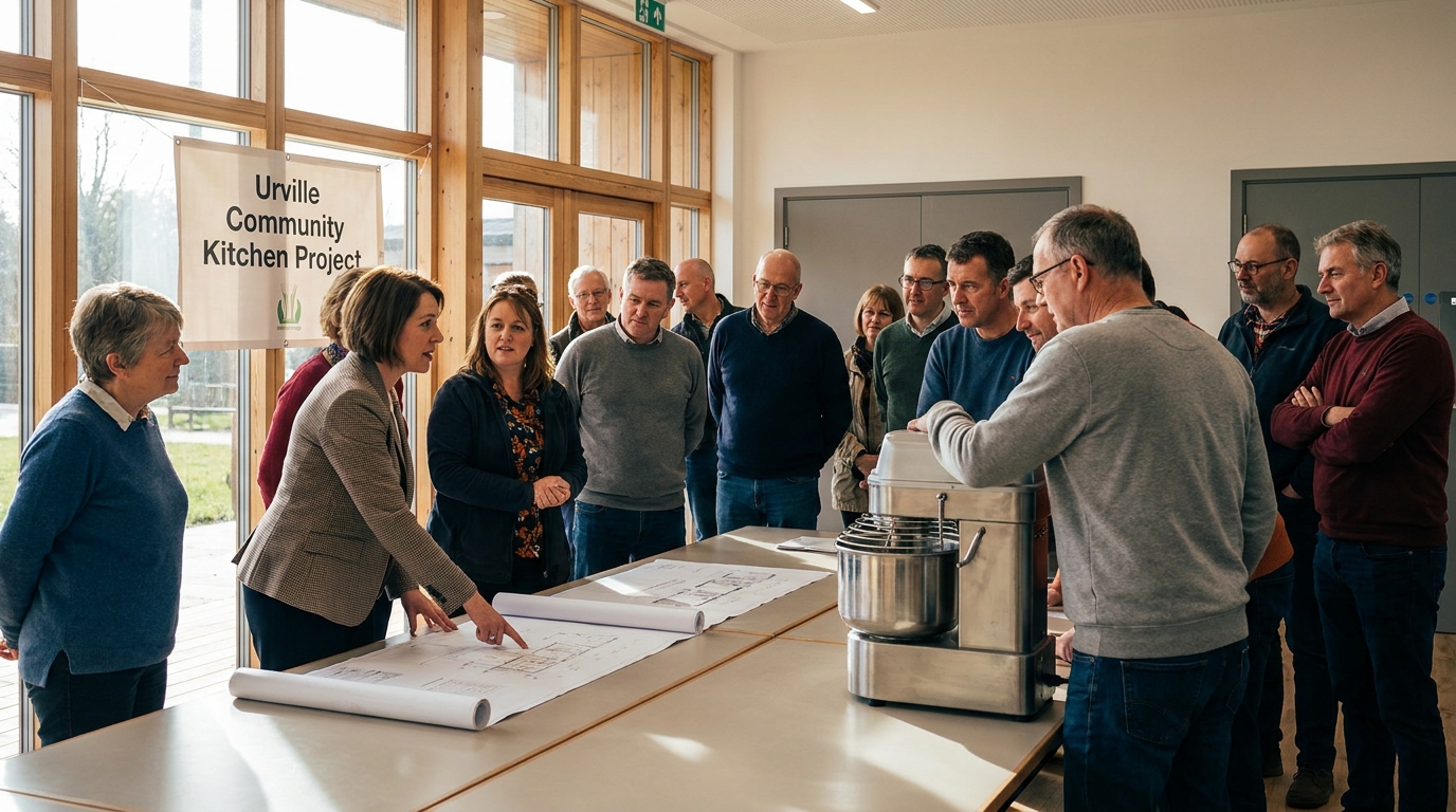 Urville : la commune soutient le financement de la nouvelle cuisine centrale