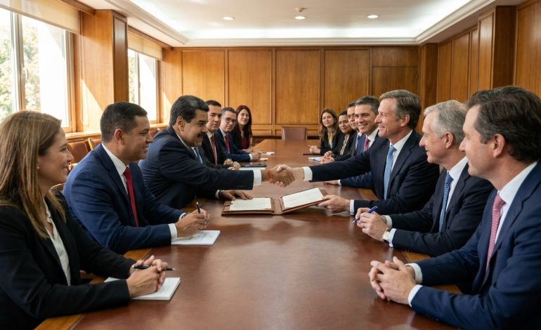 Venezuela : signature historique des premiers accords miniers majeurs avec des entreprises occidentales depuis la fin de l&rsquo;ère Maduro