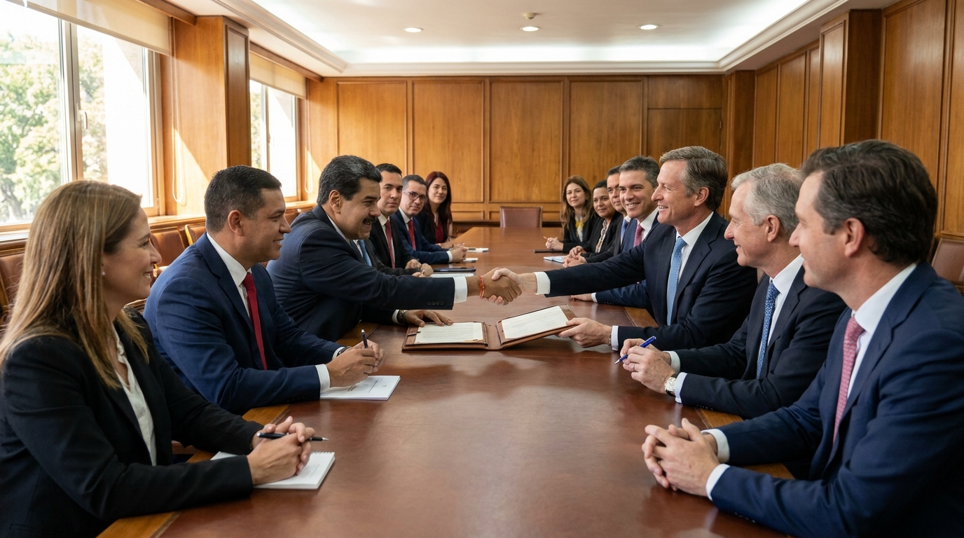 Venezuela : signature historique des premiers accords miniers majeurs avec des entreprises occidentales depuis la fin de l&rsquo;ère Maduro