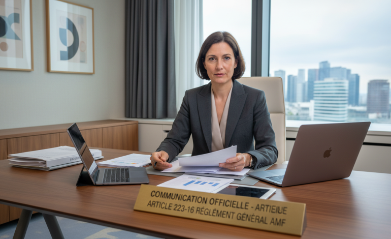 découvrez la communication officielle de wavestone conforme à l'article 223-16 du règlement général de l'amf, assurant transparence et conformité réglementaire.