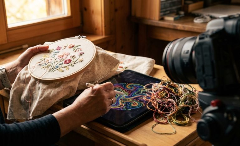 Algorithmes et peinture, IA et broderie : quand l’art numérique révolutionne la création et s’impose progressivement