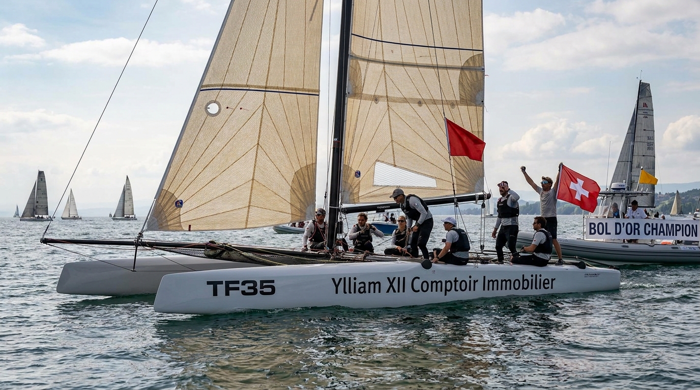 Bol d’Or : Le TF35 Ylliam XII Comptoir Immobilier en tête, disqualifié puis couronné champion contre toute attente