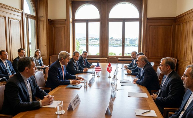 Conflit au Moyen-Orient : début des pourparlers cruciaux entre les États-Unis et l&rsquo;Iran en Suisse pour tenter une désescalade