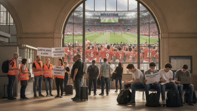 suivez les événements majeurs de la semaine du 8 juin : la coupe du monde, la grève à la sncf et les examens du bac, essentiels à ne pas manquer.