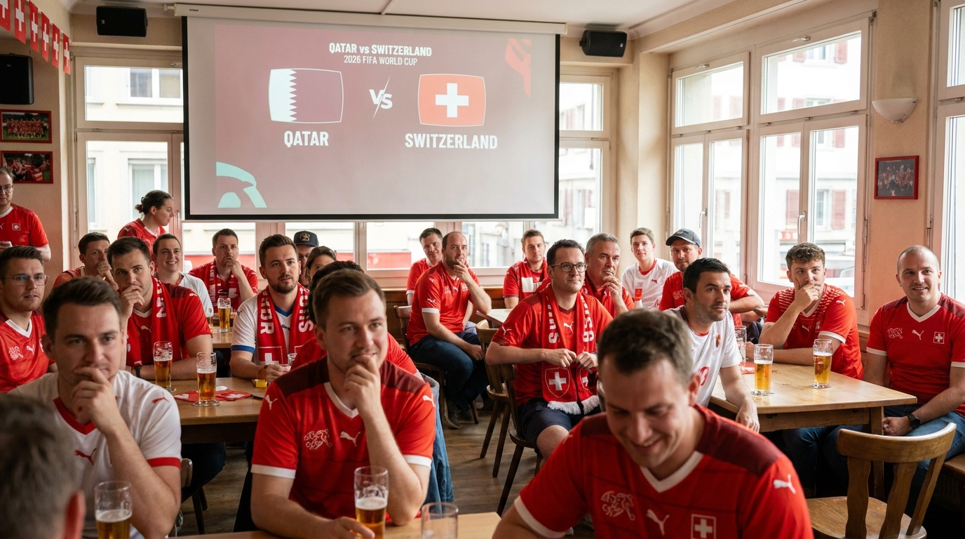 Coupe du monde 2026 : Découvrez la chaîne et l&rsquo;heure pour suivre en direct le duel palpitant Qatar – Suisse