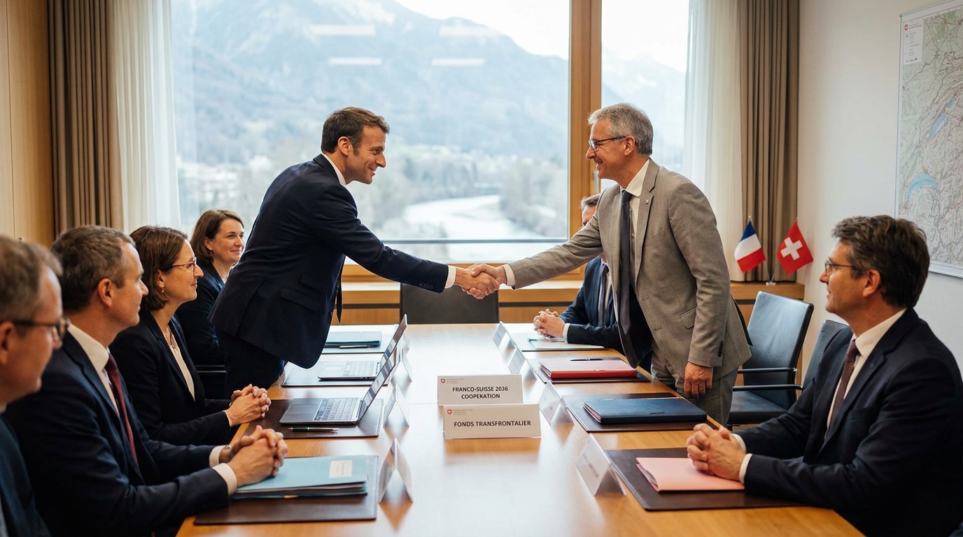 France-Suisse : 411 millions de francs alloués aux fonds frontaliers en 2026 pour renforcer la coopération transfrontalière