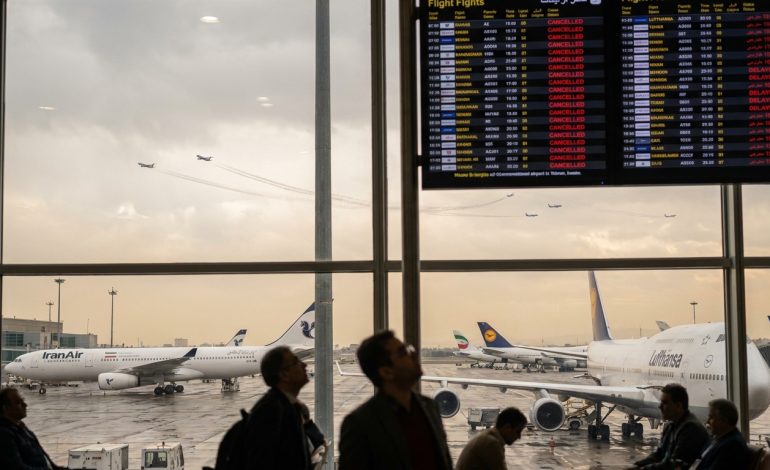 découvrez comment les négociations internationales autour de l'iran ont conduit à l'instauration d'une zone d'exclusion aérienne, impactant significativement le trafic aérien régional et mondial.