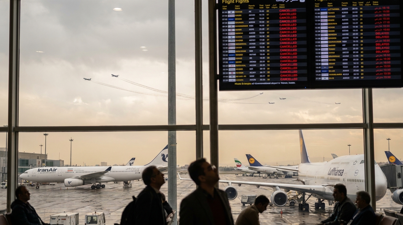 Impact des négociations sur l&rsquo;Iran : une zone d&rsquo;exclusion aérienne perturbe le trafic aérien