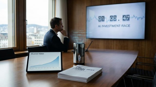 la bri met en garde contre les nouveaux points de tension économiques mondiaux, notamment l'inflation croissante, l'endettement élevé et la course accélérée à l'intelligence artificielle, qui pourraient fragiliser la stabilité financière globale.