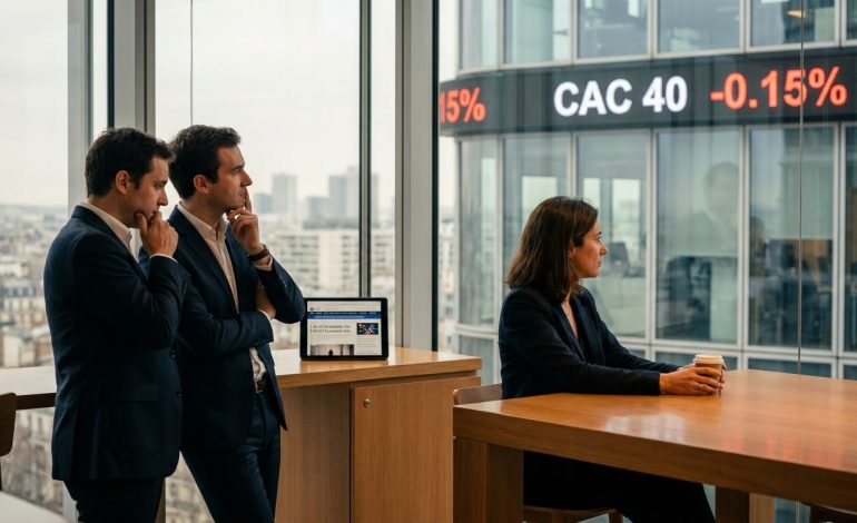 Le CAC 40 marque une pause prudente face à l&rsquo;essor de l&rsquo;intelligence artificielle