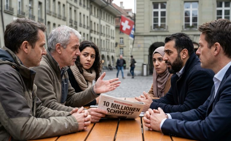 découvrez les divergences parmi les helvètes concernant l'objectif ambitieux d'atteindre 10 millions d'habitants en suisse et les enjeux qui en découlent.