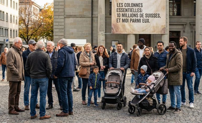 Les colonnes essentielles : 10 millions de Suisses, et moi parmi eux
