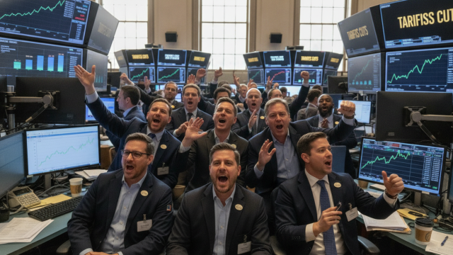les marchés financiers remontent suite à l'annonce de donald trump concernant une réduction des tarifs douaniers imposés à la chine, stimulant l'optimisme des investisseurs.