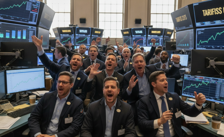 les marchés financiers remontent suite à l'annonce de donald trump concernant une réduction des tarifs douaniers imposés à la chine, stimulant l'optimisme des investisseurs.