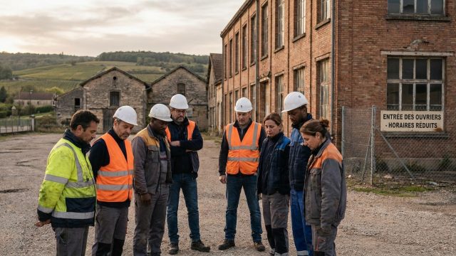 analyse du ralentissement significatif de l'emploi industriel chez les travailleurs frontaliers en bourgogne-franche-comté, explorant les causes et les impacts sur la région.