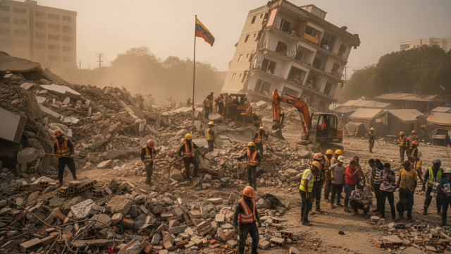 séismes dévastateurs au venezuela : le bilan s'alourdit avec 920 morts et plus de 50 000 personnes toujours portées disparues, une catastrophe en cours.