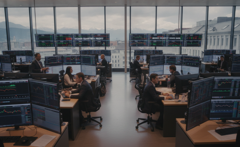 ubs affiche un bénéfice trimestriel supérieur aux prévisions, porté par une volatilité accrue des marchés financiers, reflétant une performance robuste malgré les incertitudes économiques.