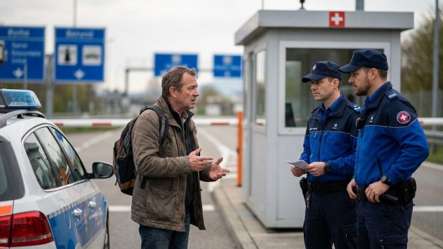 découvrez comment une simple demande d'itinéraire à la frontière suisse s'est transformée en un cauchemar inattendu, avec un dénouement surprenant impliquant les forces de l'ordre.