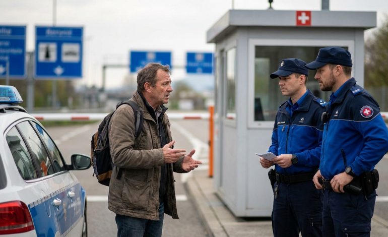 découvrez comment une simple demande d'itinéraire à la frontière suisse s'est transformée en un cauchemar inattendu, avec un dénouement surprenant impliquant les forces de l'ordre.