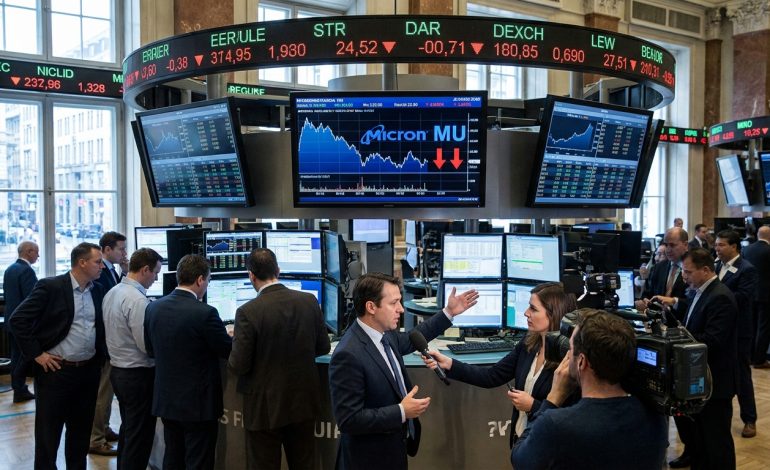 découvrez les prévisions de volatilité sur les marchés européens avec un focus particulier sur micron, une valeur clé sous les projecteurs.