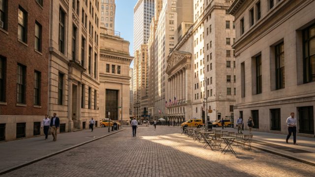 wall street connaît une séance calme et paisible ce vendredi, marquée par un ralentissement des échanges sous un soleil de plomb.