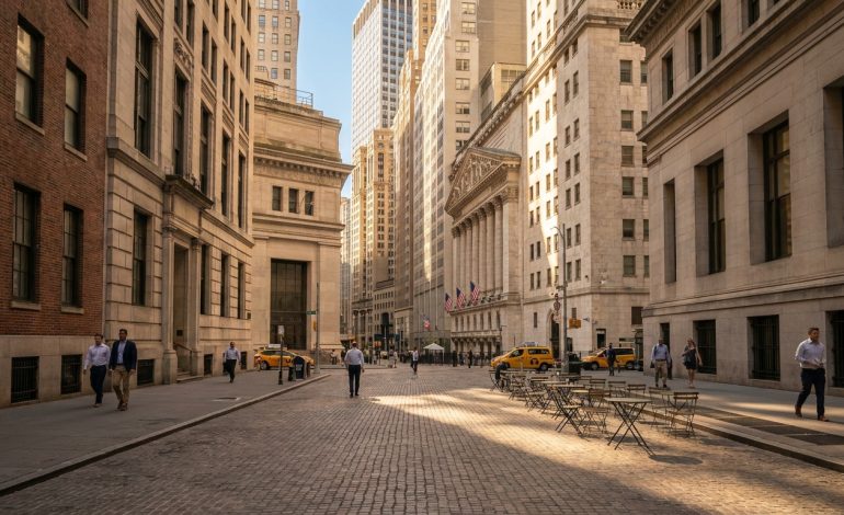 Wall Street au ralenti ce vendredi : une séance paisible sous un soleil de plomb