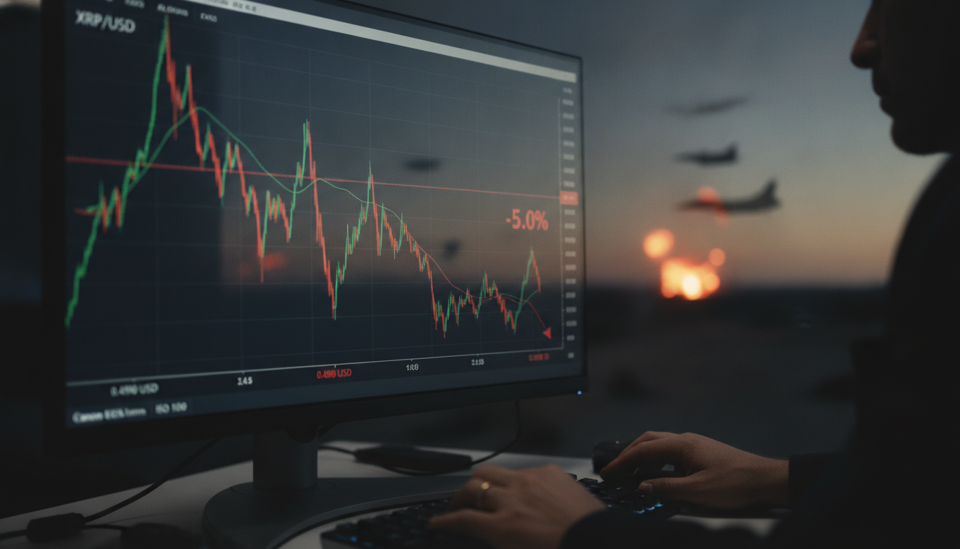 XRP dégringole de 5 % suite aux frappes israéliennes mettant en péril l’accord Trump-Iran : quelles conséquences à prévoir ?