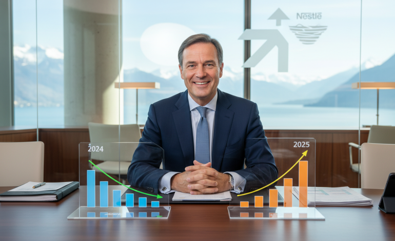 le pdg de nestlé se réjouit des coûts maîtrisés, annonçant que l'année à venir s'annonce plus économique que 2025, avec une gestion optimale des dépenses.
