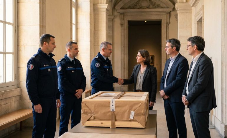 À Besançon, les douanes font don au Musée des Beaux-Arts d&rsquo;une œuvre précieuse de Marc Chagall, saisie il y a vingt ans