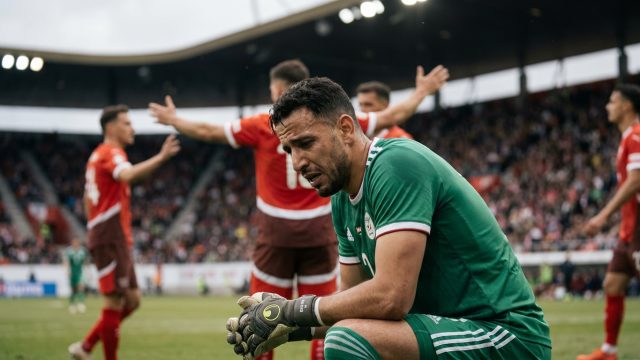 découvrez comment un gardien algérien a fait face aux critiques lors du match contre la suisse, suscitant des comparaisons inattendues avec luca zidane.