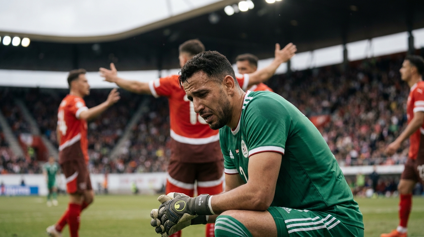 Algérie : un gardien sous le feu des critiques face à la Suisse, surpassant même Luca Zidane ?