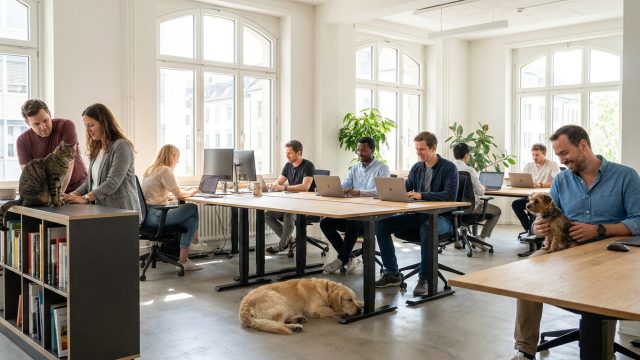 découvrez quels pays européens autorisent la présence des chiens et chats au bureau, et explorez les avantages d'avoir des animaux de compagnie sur le lieu de travail.