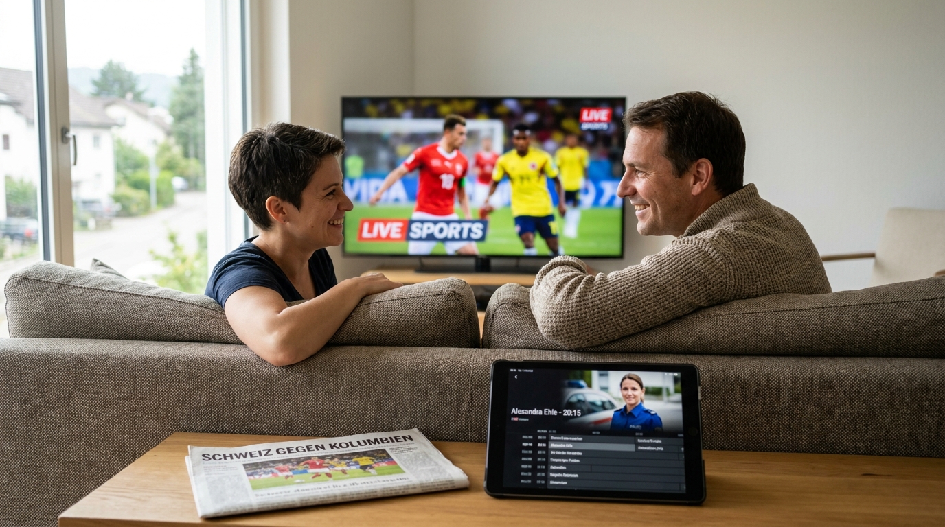 Audiences du 7 juillet 2026 : Le match Suisse vs Colombie domine, suivi par la série « Alexandra Ehle » – Stars Actu