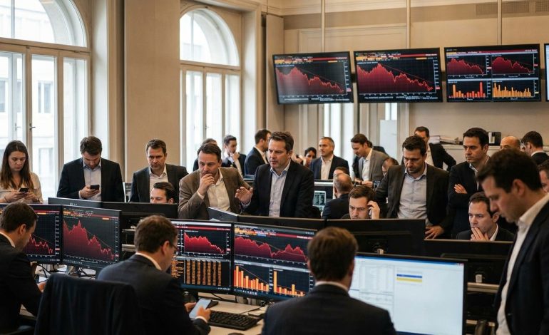 la bourse de zurich débute la séance en baisse, le smi sous pression face aux incertitudes du marché.