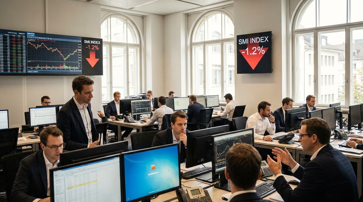 Bourse de Zurich : le SMI pressenti en baisse pour la séance