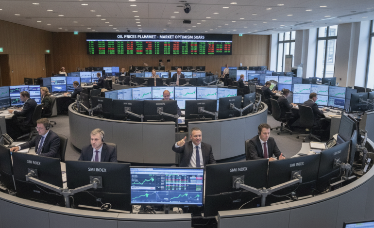 Bourse de Zurich : le SMI termine en hausse grâce à la forte baisse des prix du pétrole