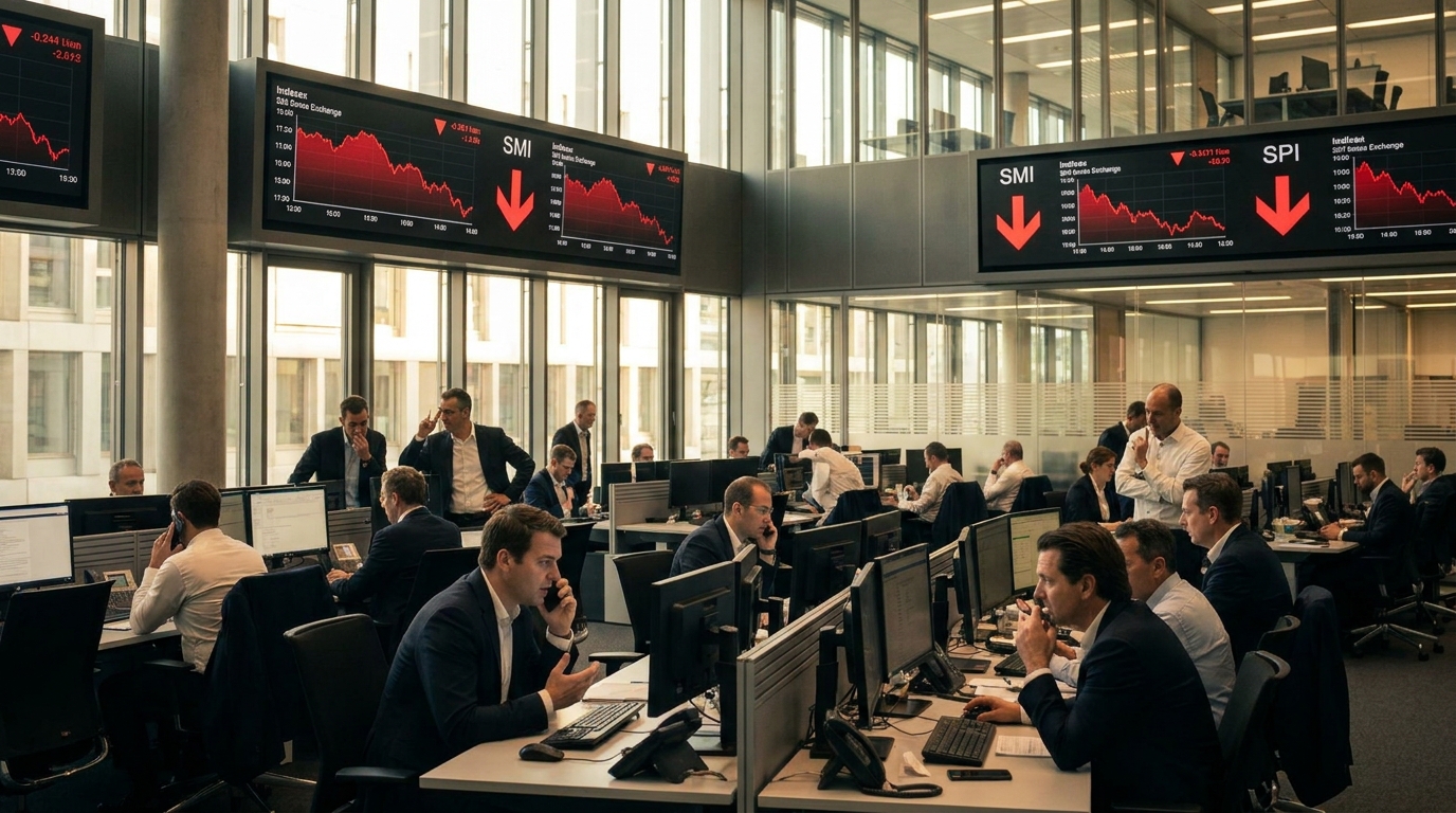 Bourse de Zurich : les indices plongent avant les décisions de la Fed et les résultats des géants de la tech
