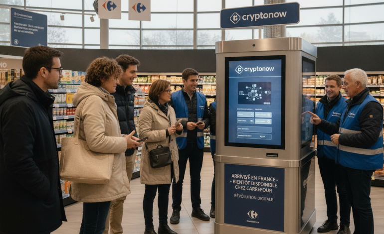 Cryptonow débarque en France : bientôt disponible chez Carrefour pour une expérience révolutionnaire