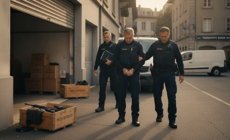 Démantèlement d’un réseau de trafic d’armes entre le nord de la France et la Suisse : un policier mis en cause