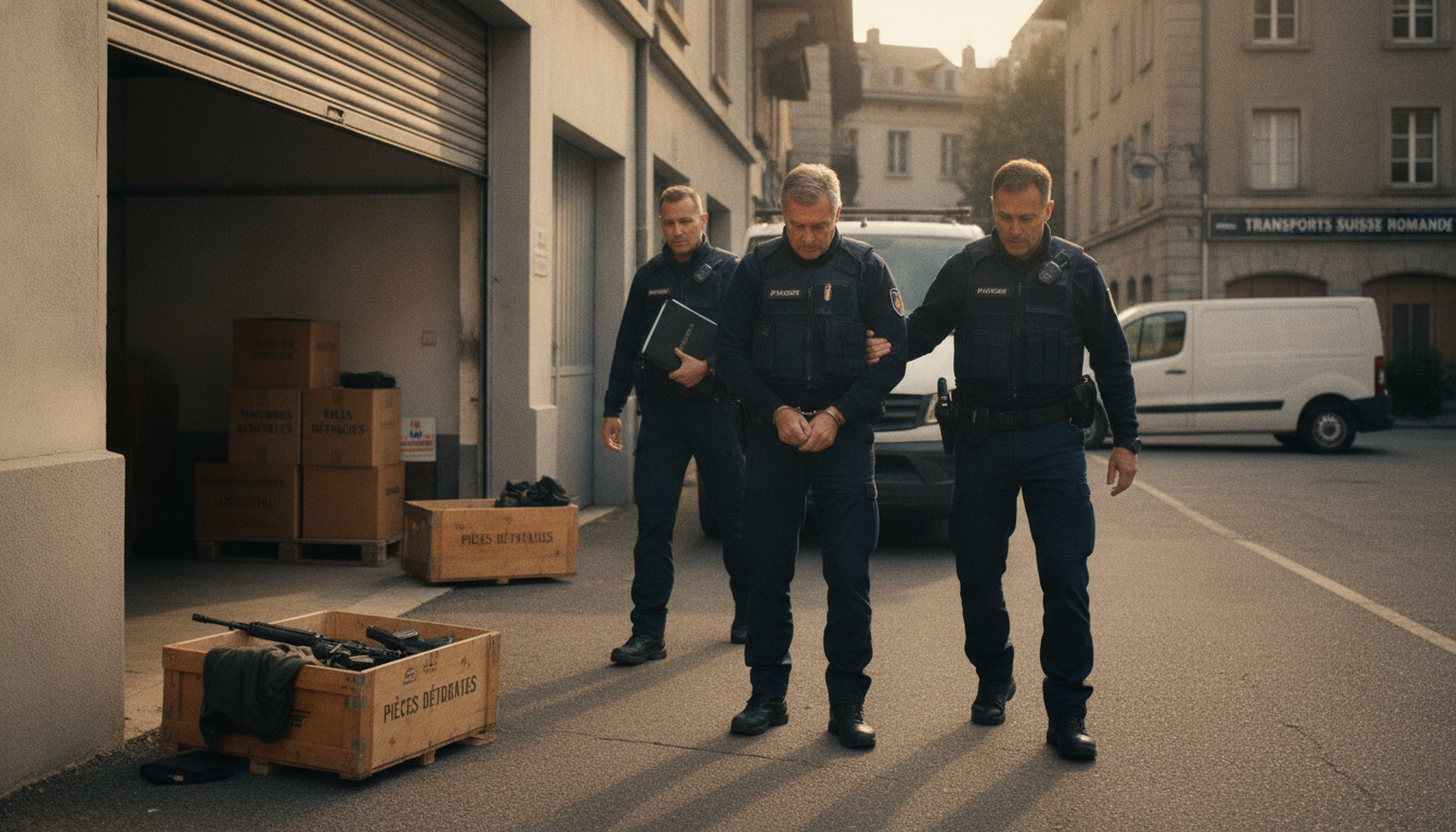 Démantèlement d’un réseau de trafic d’armes entre le nord de la France et la Suisse : un policier mis en cause