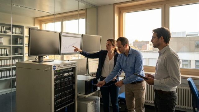 des scientifiques suisses préservent un trésor majeur de données climatiques issues de la nasa, garantissant la conservation et l'accès à des informations cruciales pour la recherche environnementale.