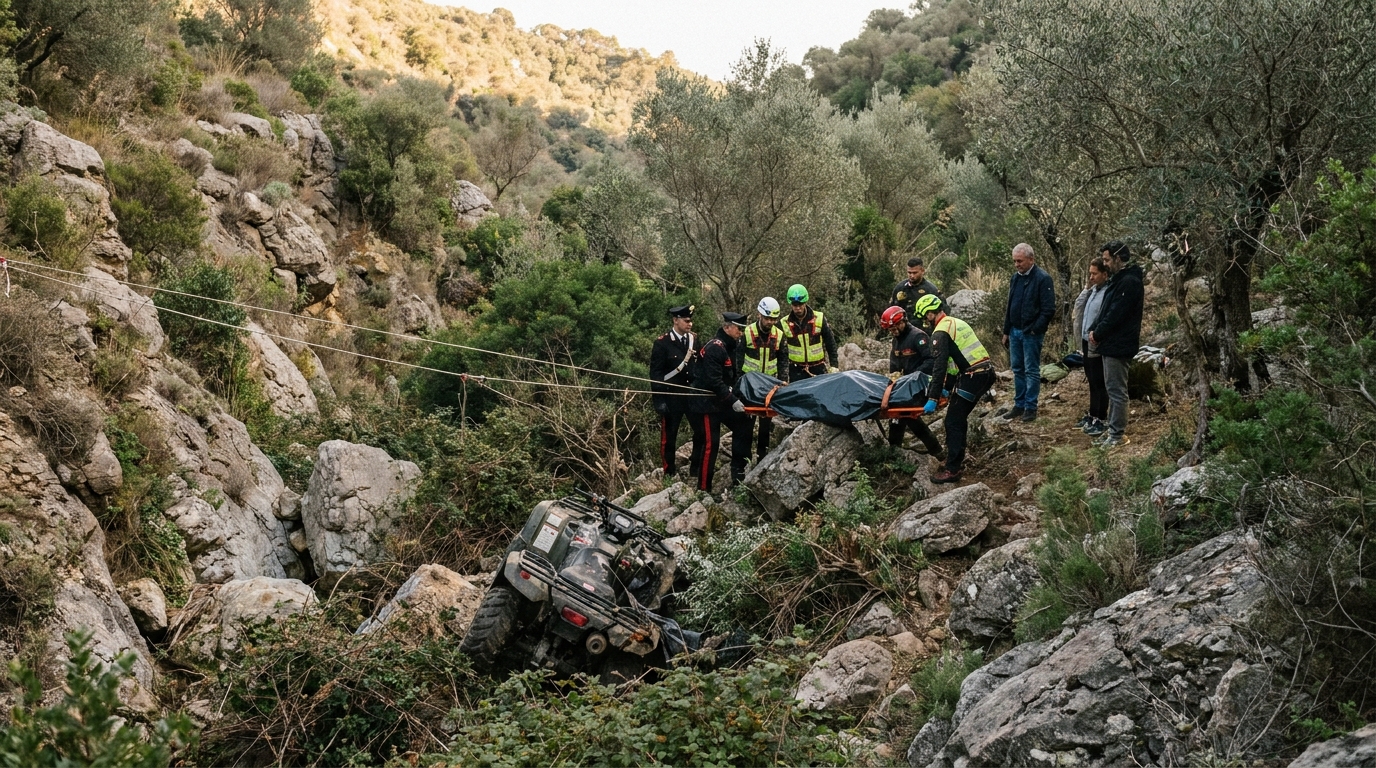Drame en Ligurie : un accident de quad dans un ravin coûte la vie à trois Français