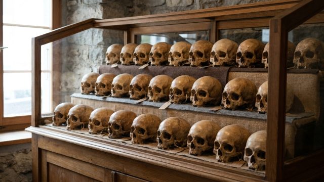découvrez l'histoire troublante d'un commerce macabre en suisse proposant à la vente des crânes humains impeccables, entre fascination et controverse.