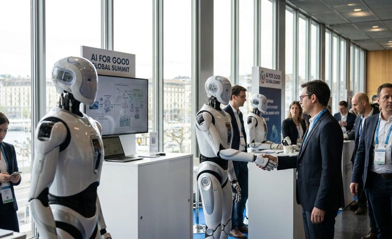 explorez les robots humanoïdes innovants de rb labs présentés à ai for good à genève, une révolution technologique alliant intelligence artificielle et interaction humaine.