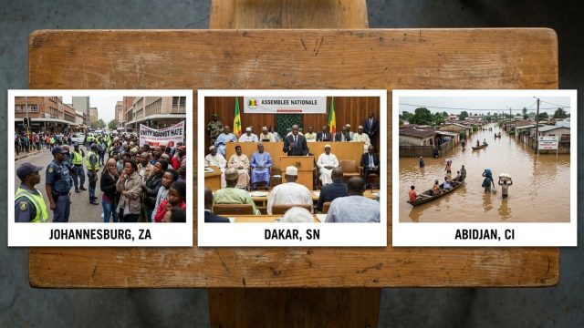 hebdomadaire afrique : analyse des tensions xénophobes en afrique du sud, focus sur les réformes majeures au sénégal et retour sur les inondations dévastatrices en côte d'ivoire.