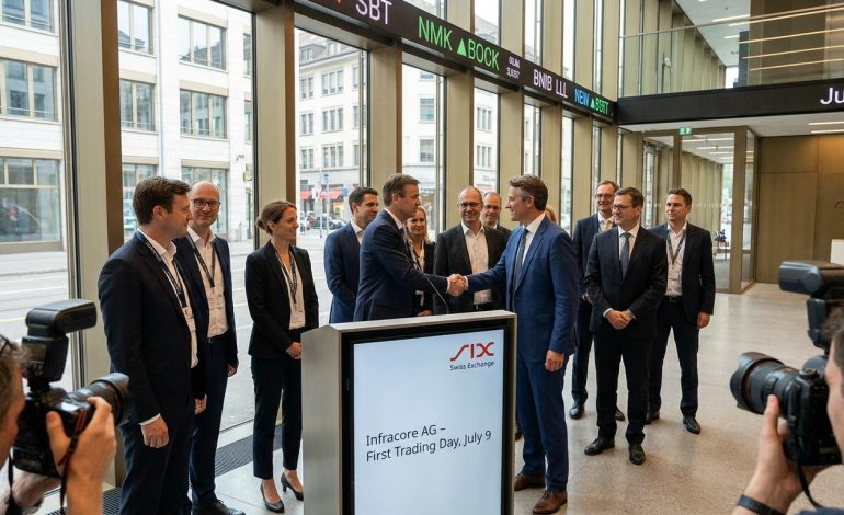Infracore prêt à faire ses débuts à la Bourse suisse SIX le 9 juillet